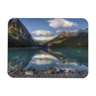 Lake Louise vid soluppgång, Banff National Park, Magnet