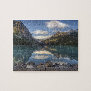Lake Louise vid soluppgång, Banff National Park, Pussel