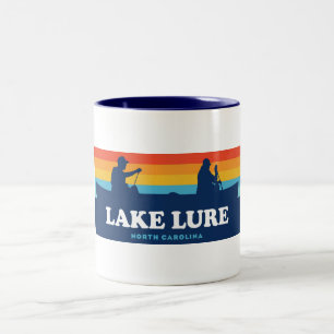 Lake Lure North Carolina Kanot Två-Tonad Mugg
