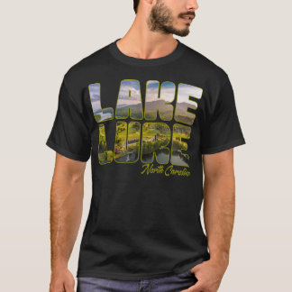 Lake Lure North Carolina Natursköna Bergsutsikt Nc T Shirt