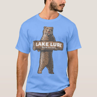 Lake Lure North Carolina NC Growling Bear Vacation T Shirt