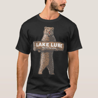 Lake Lure North Carolina NC Growling Bear Vacation T Shirt