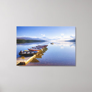 Lake McDonald, Glacier National Park, Montana, Canvastryck