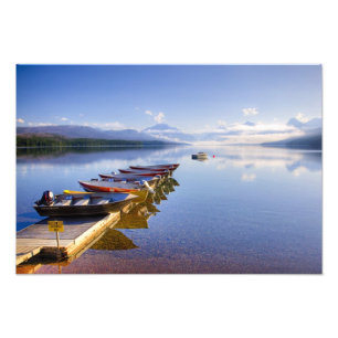 Lake McDonald, Glacier National Park, Montana, Fototryck