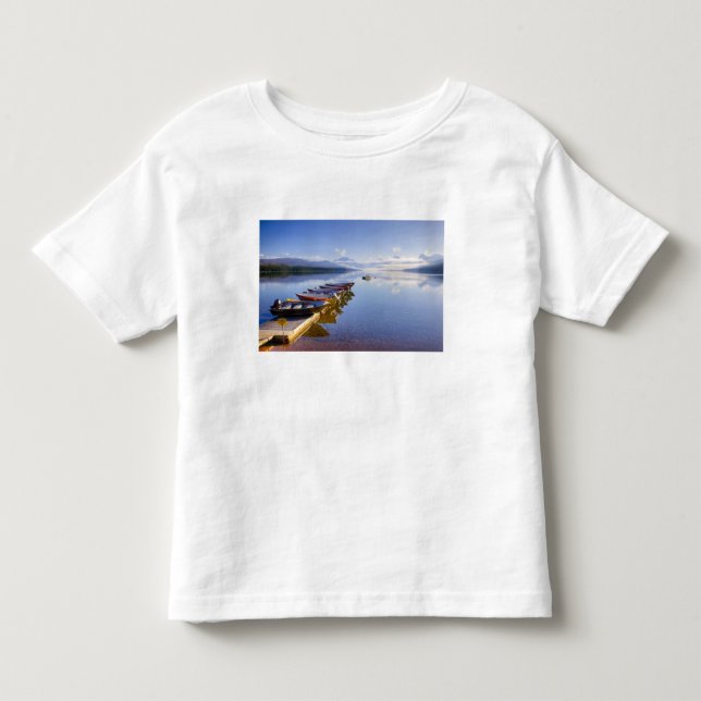 Lake McDonald, Glacier National Park, Montana, T-shirt (Framsida)