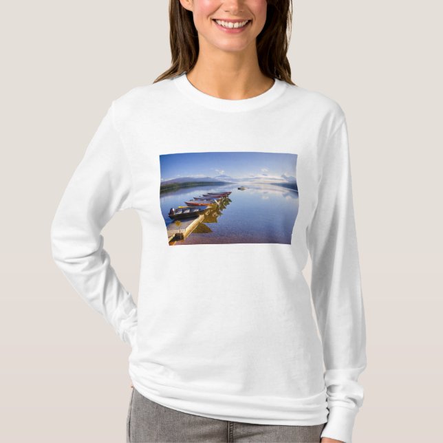 Lake McDonald, Glacier National Park, Montana, Tee Shirt (Framsida)