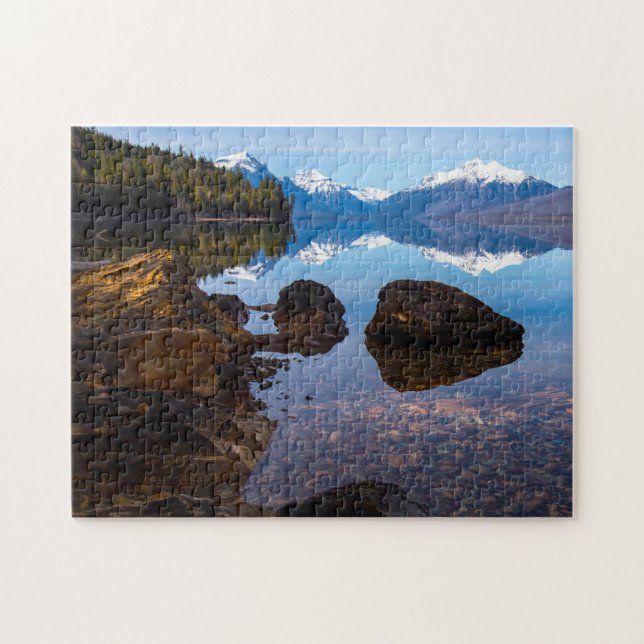 Lake McDonald Glacier Park. Pussel (Horisontell)