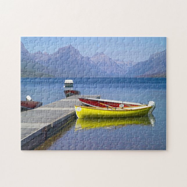 Lake McDonald Glacier Park. Pussel (Horisontell)