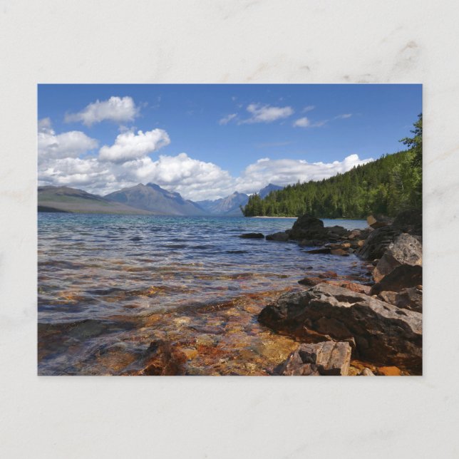 Lake McDonald I Vykort (Framsida)