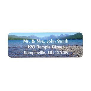 Lake McDonald II Returadress Etikett