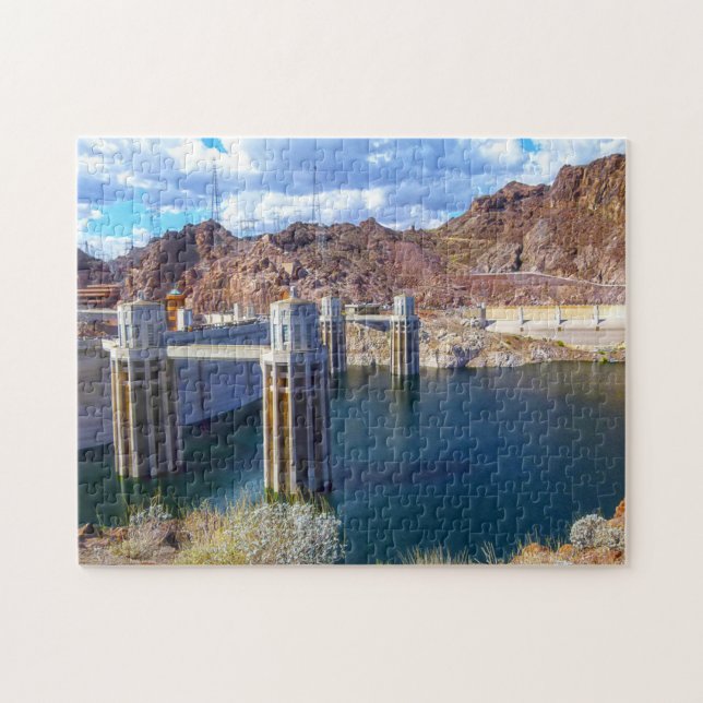 Lake Meade Hoover Dam. Pussel (Horisontell)
