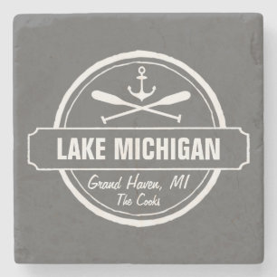 Lake Michigan den beställnings- townen, namn, Underlägg Sten