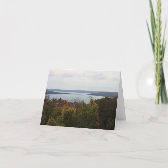 Lake Michigan fjärd (tomma Notecard) Kort (Framsida)