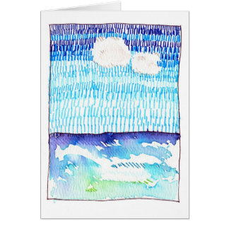 Lake Michigan serie Hälsningskort