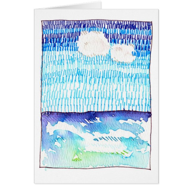 Lake Michigan serie Hälsningskort (Framsidan)