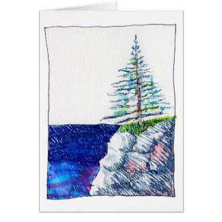 Lake Michigan serie Hälsningskort