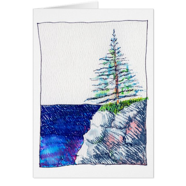 Lake Michigan serie Hälsningskort (Framsidan)