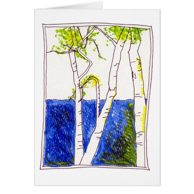 Lake Michigan serie Hälsningskort (Framsidan)