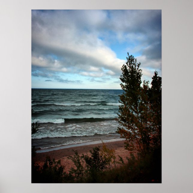 Lake Michigan - St. Ignace, MI Poster (Framsidan)