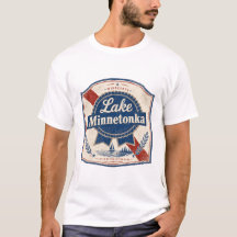 Lake Minnetonka Vintage Badge T-Shirt