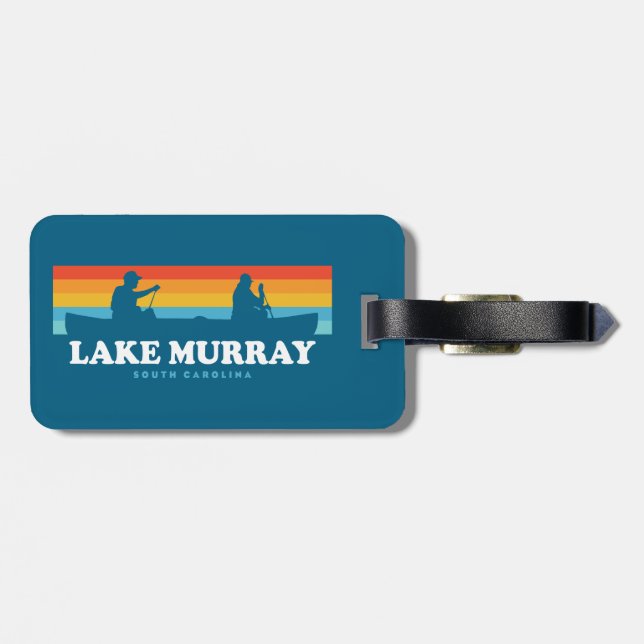Lake Murray South Carolina Kanot Bagagebricka (Baksida Vågrät)