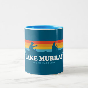 Lake Murray South Carolina Kanot Två-Tonad Mugg