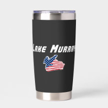 Lake Murray South Carolina Patriotisk Örn