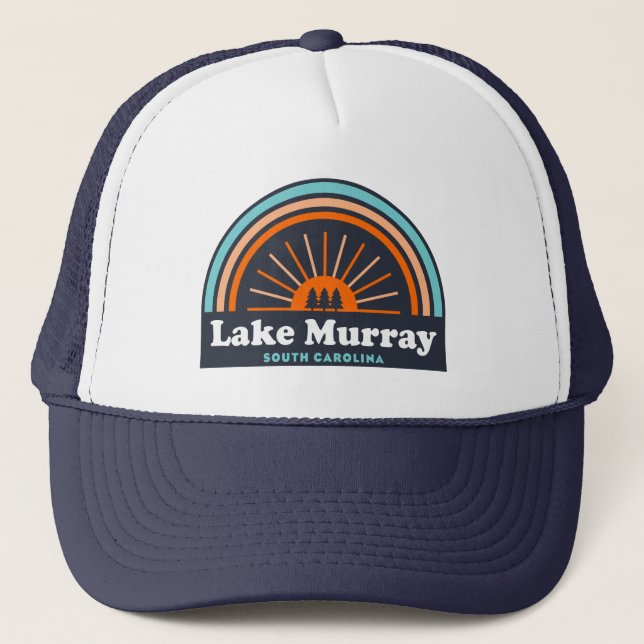 Lake Murray South Carolina Regnbåge Keps (Framsida)