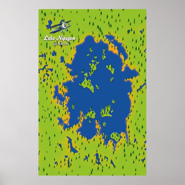 Lake Nipigon Poster (Framsidan)