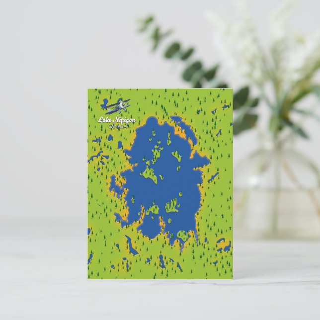 Lake Nipigon Vykort (Stående Fram)