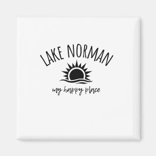 Lake Norman Min Lyckliga Plats Nc Båtturer Fiske C Magnet