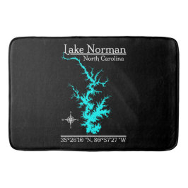 Lake Norman North Carolina Kartkoordinater Badrumsmatta