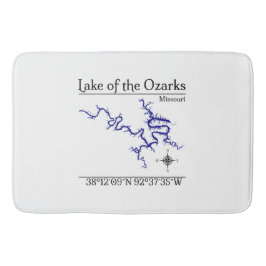 Lake of the Ozarks Missouri Karta Stor Badrumsmatt Badrumsmatta