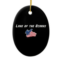 Lake of the Ozarks Missouri Patriotisk Örn
