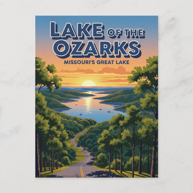 Lake of the Ozarks Missouri Resor</s> becomes Vykort (Framsida)