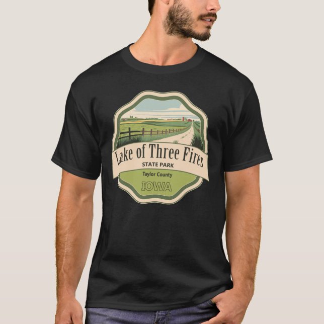 Lake of Three Fires State Park1 T Shirt (Framsida)