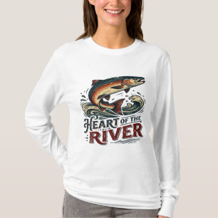 Lake Ontario Atlantisk Lax - Hjärtat Av Floden T Shirt