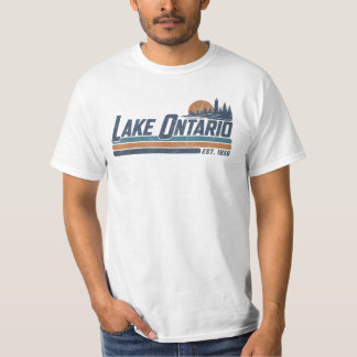 Lake Ontario EST 1656 Solnedgång T Shirt