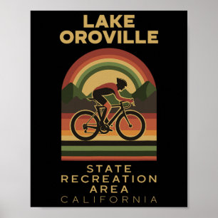 Lake Oroville State Recreation Area Mountainbike Poster