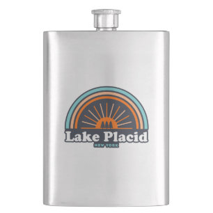 Lake Placid New York Regnbåge Fickplunta