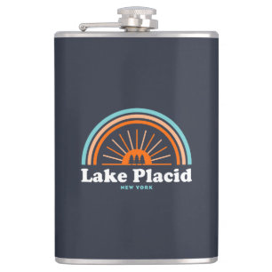 Lake Placid New York Regnbåge Fickplunta