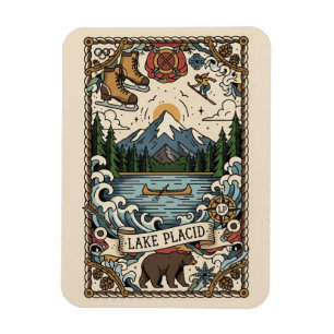 Lake Placid New York Resa Magnet