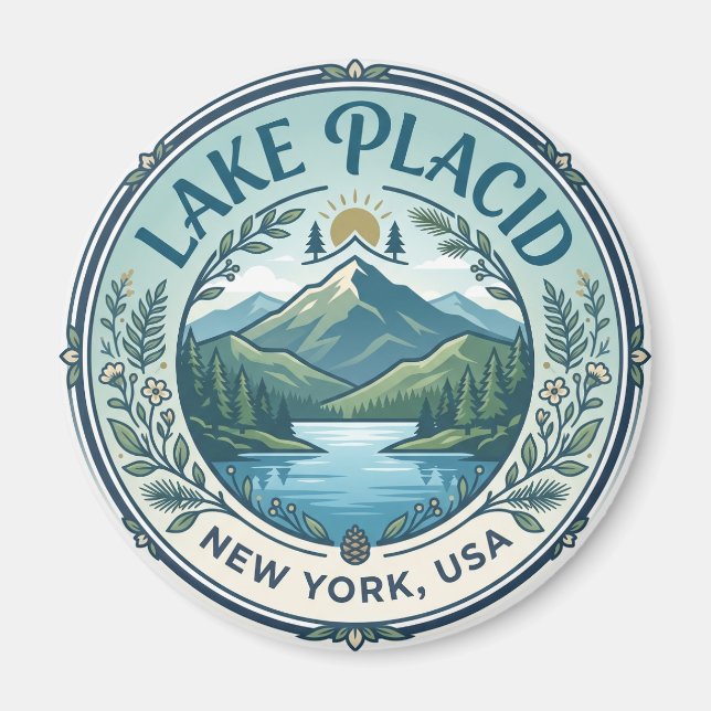 Lake Placid USA Magnet (Framsidan)