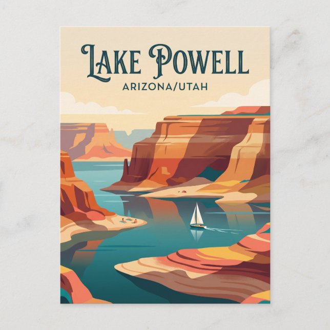 Lake Powell USA Vykort (Framsida)