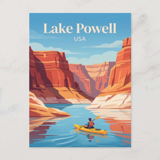 Lake Powell USA Vykort (Framsida)