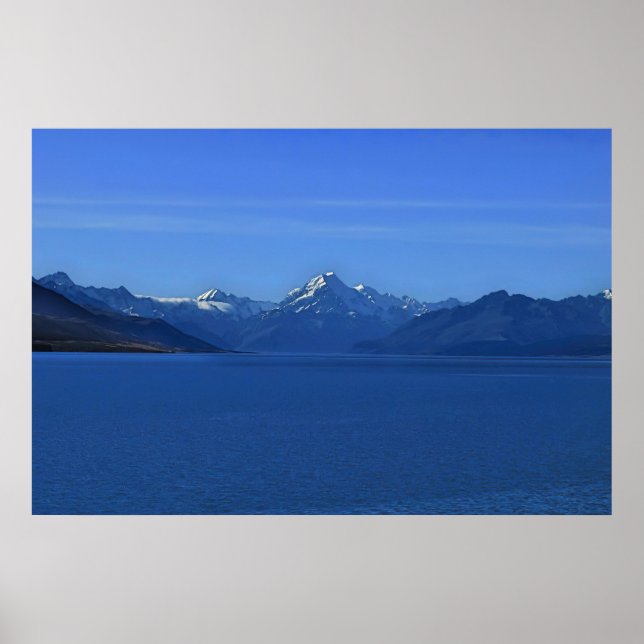 Lake Pukaki and Aoraki Poster (Framsidan)