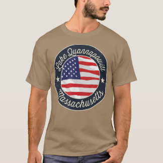 Lake Quannapowitt - Patriotic Massachusetts Souven T Shirt