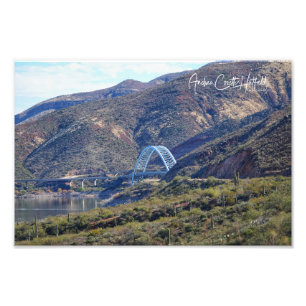 Lake Roosevelt Bridge Fototryck
