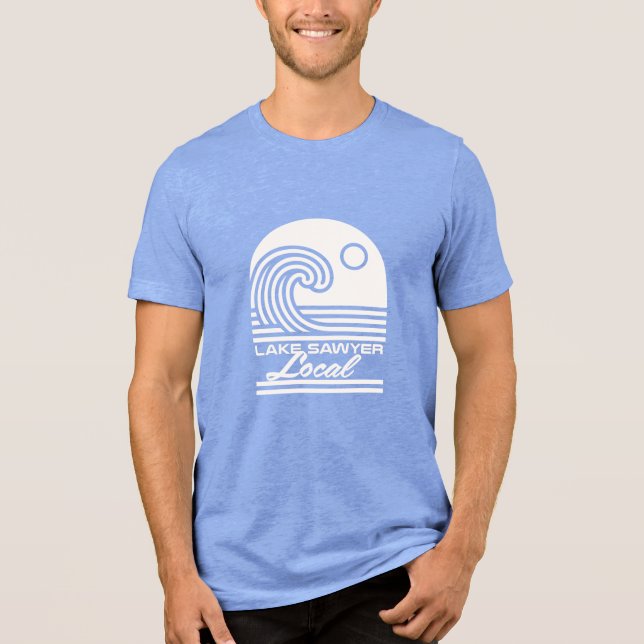 Lake Sawyer Local Wave Shirt T Shirt (Framsida)