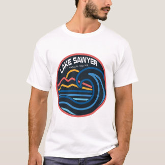 Lake Sawyer Wake Surf Herr T-Shirt